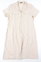 Beige Canvas Dress