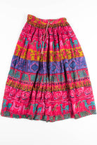 Pink Llama Hippie Skirt