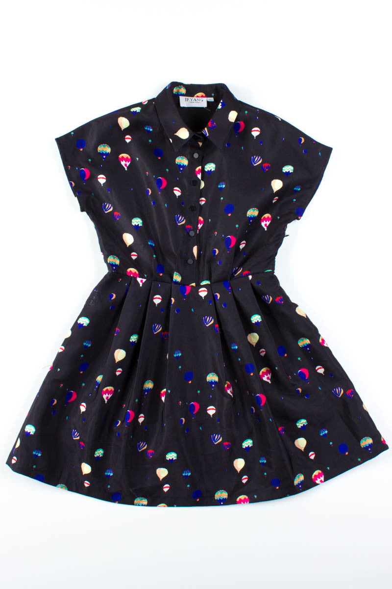 Black Hot Air Balloon Dress