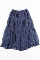 Blue Lace Hippie Skirt