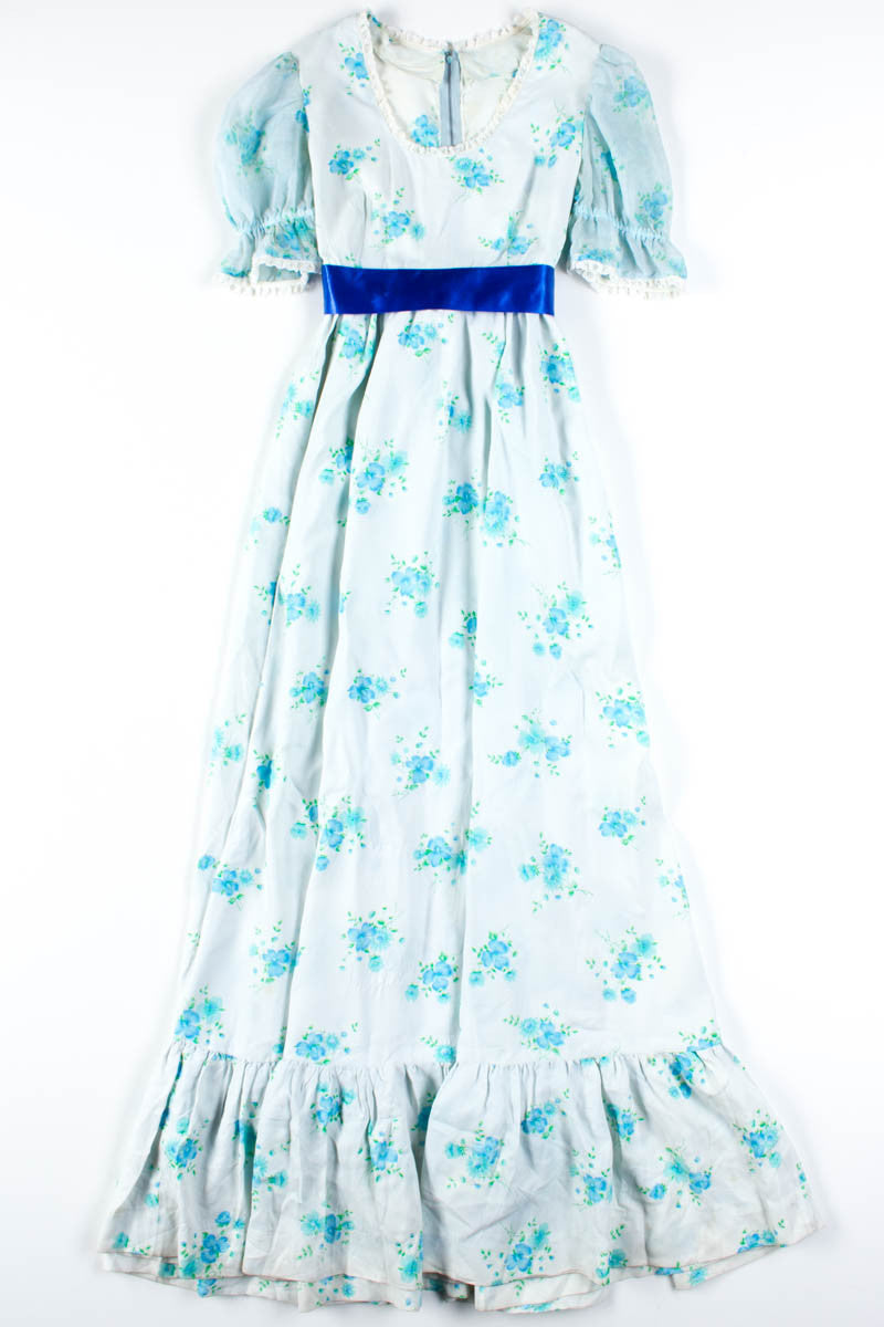 Blue Floral Dress