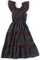 Black & Red Floral Dress