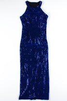 Blue Sequin Dress