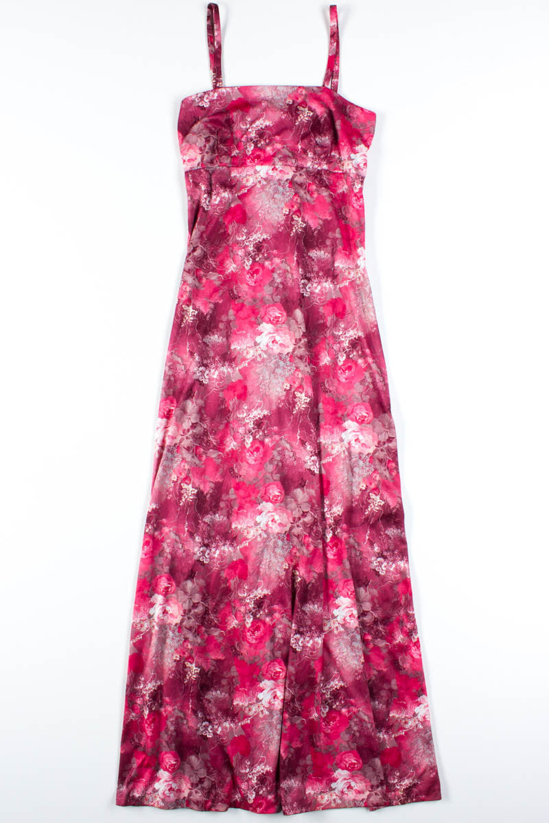 Rosy Floral Dress