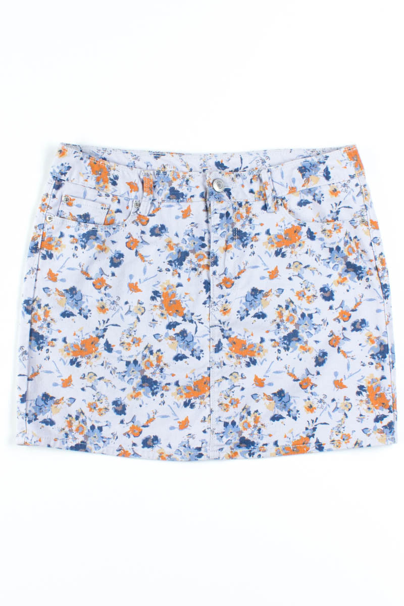 Lavender Floral Skirt