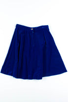 Royal Blue Velvet Skirt