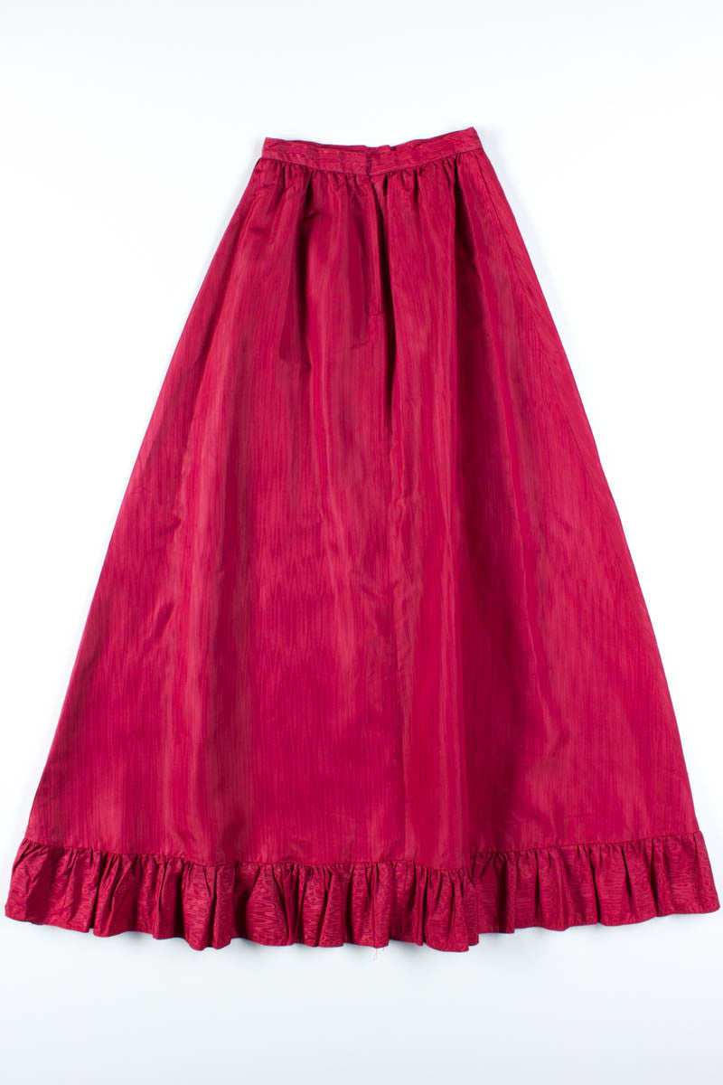 Crimson Maxi Skirt