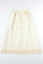Cream Lace Maxi Skirt