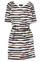 Brown Striped Dress