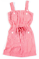Red & White Plaid Dress