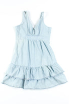 Denim Ruffle Dress