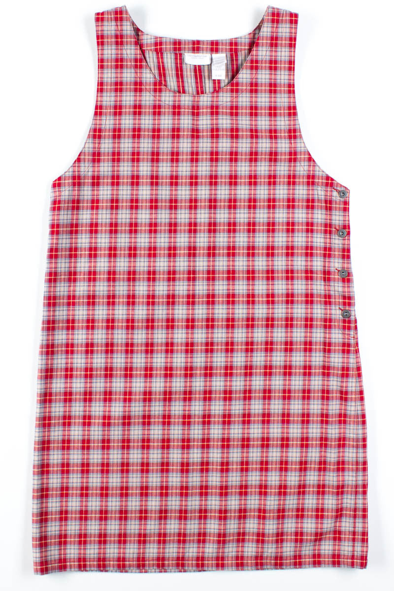 Red Plaid Dress