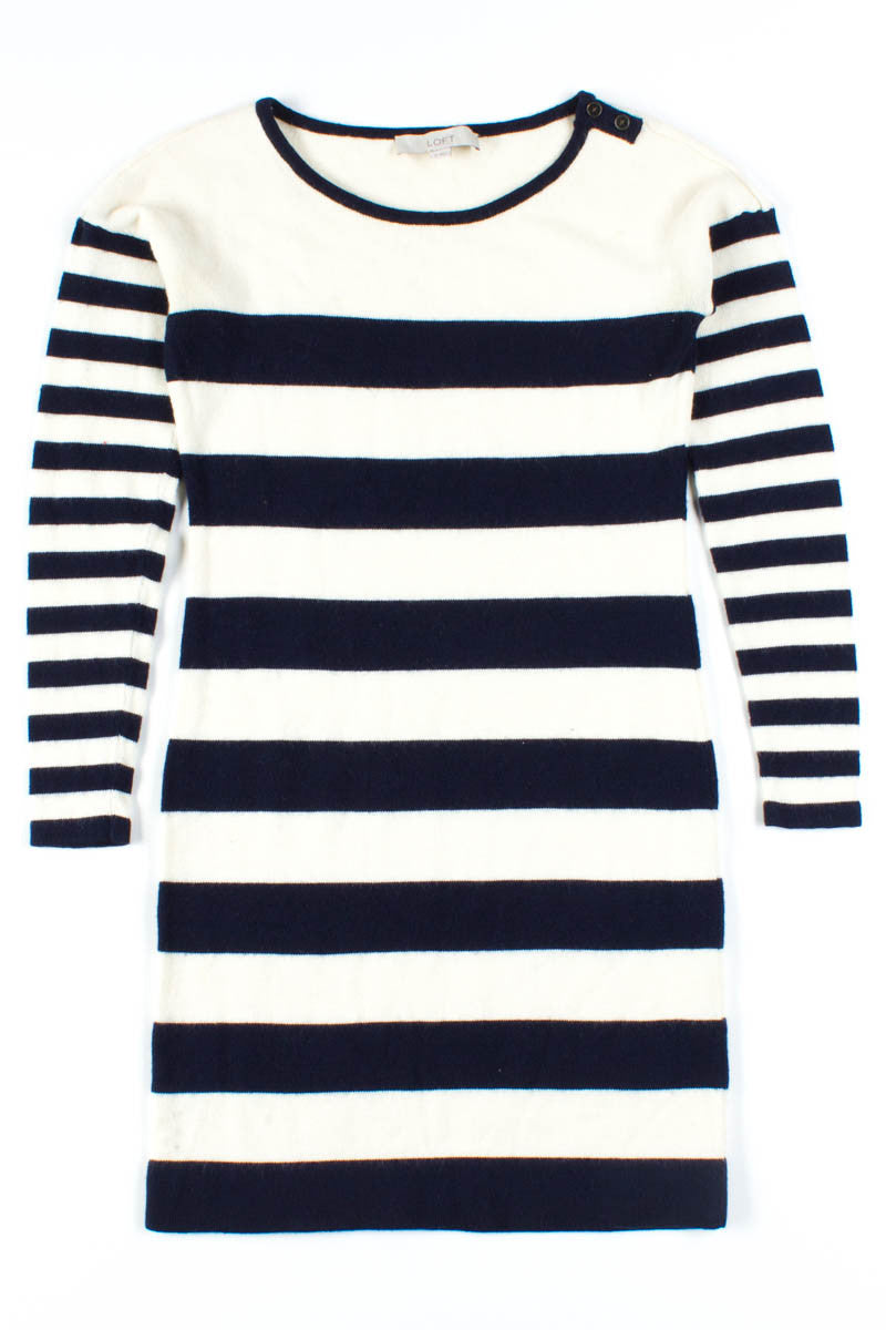 Black & White Striped Dress