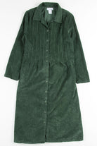 Forest Corduroy Shirt Dress