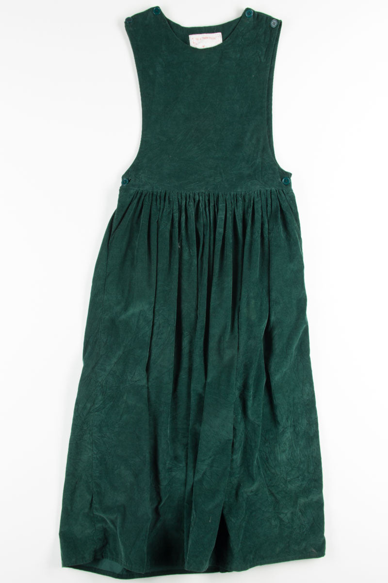 Green Corduroy Dress 1
