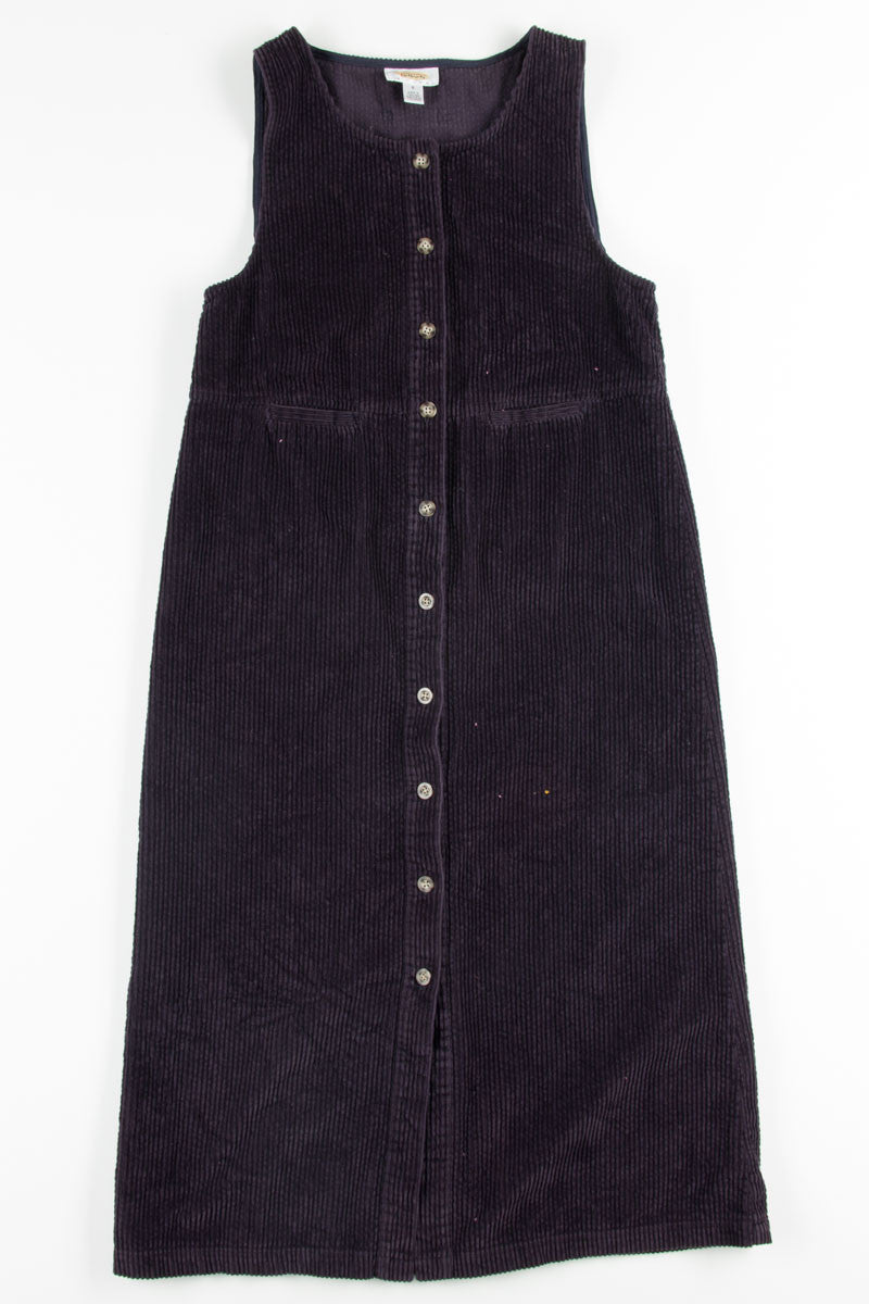 Purple Corduroy Dress 1