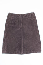 Brown Angle Cord Skirt