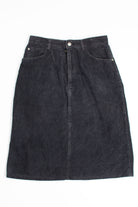 Black Corduory Skirt 1