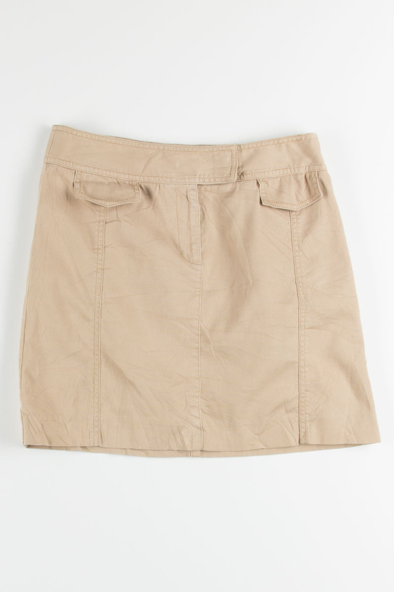 Tan Kenneth Cole Mini Skirt