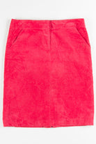 Coral J. Crew Corduroy Pencil Skirt
