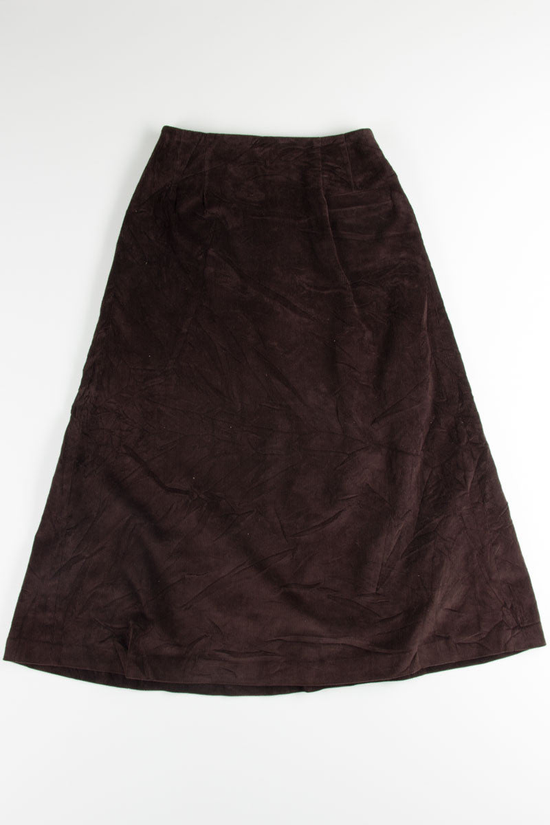 Brown Corduroy Skirt 2