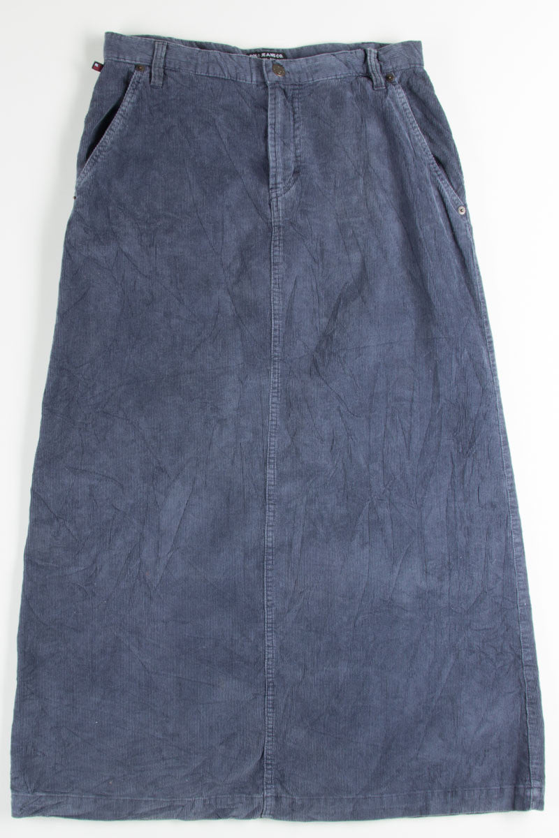 Grey Ralph Lauren Corduroy Skirt