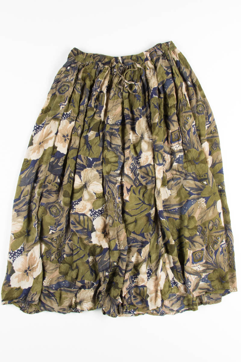Green Hawaiian Hippie Skirt