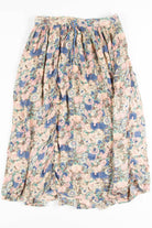 Pastel Floral Hippie Skirt