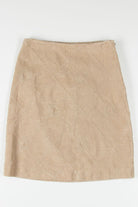 Diamond Patterned Corduroy Skirt