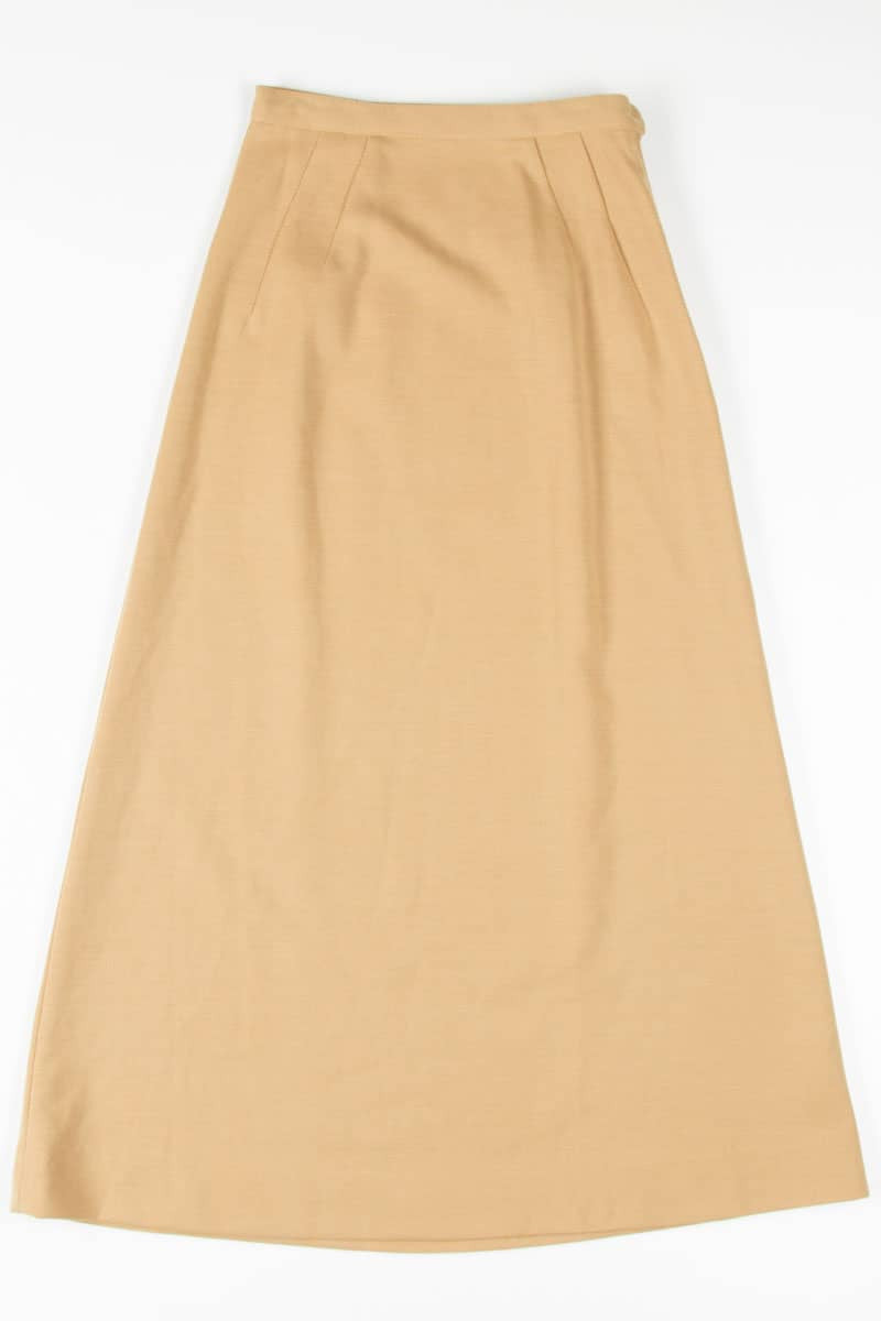 Tan Maxi Skirt