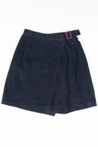 Navy Corduroy Skort