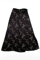Asian Print Wrap Skirt