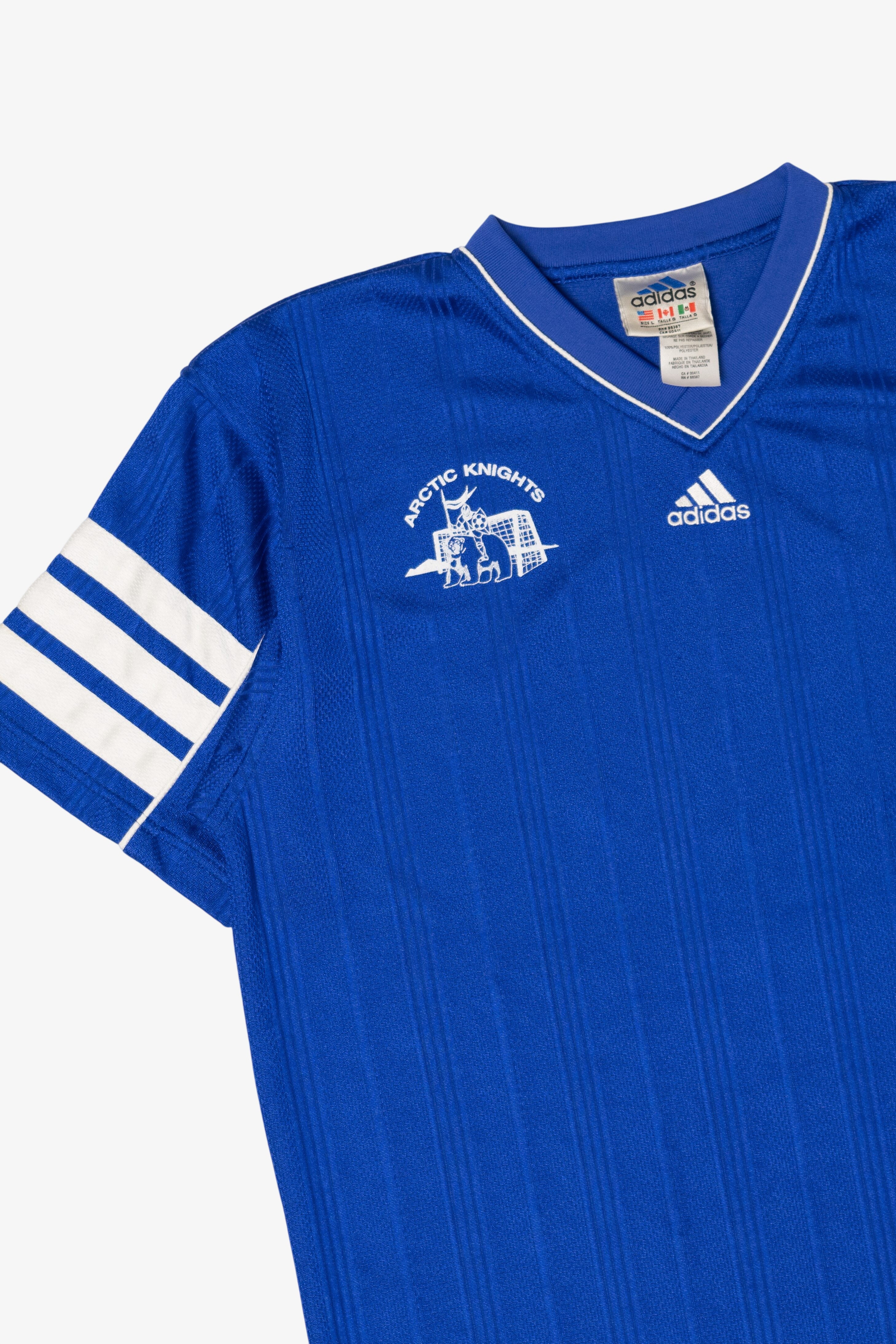 Vintage Adidas Blue Arctic Knights  #19 Jersey (1990s)