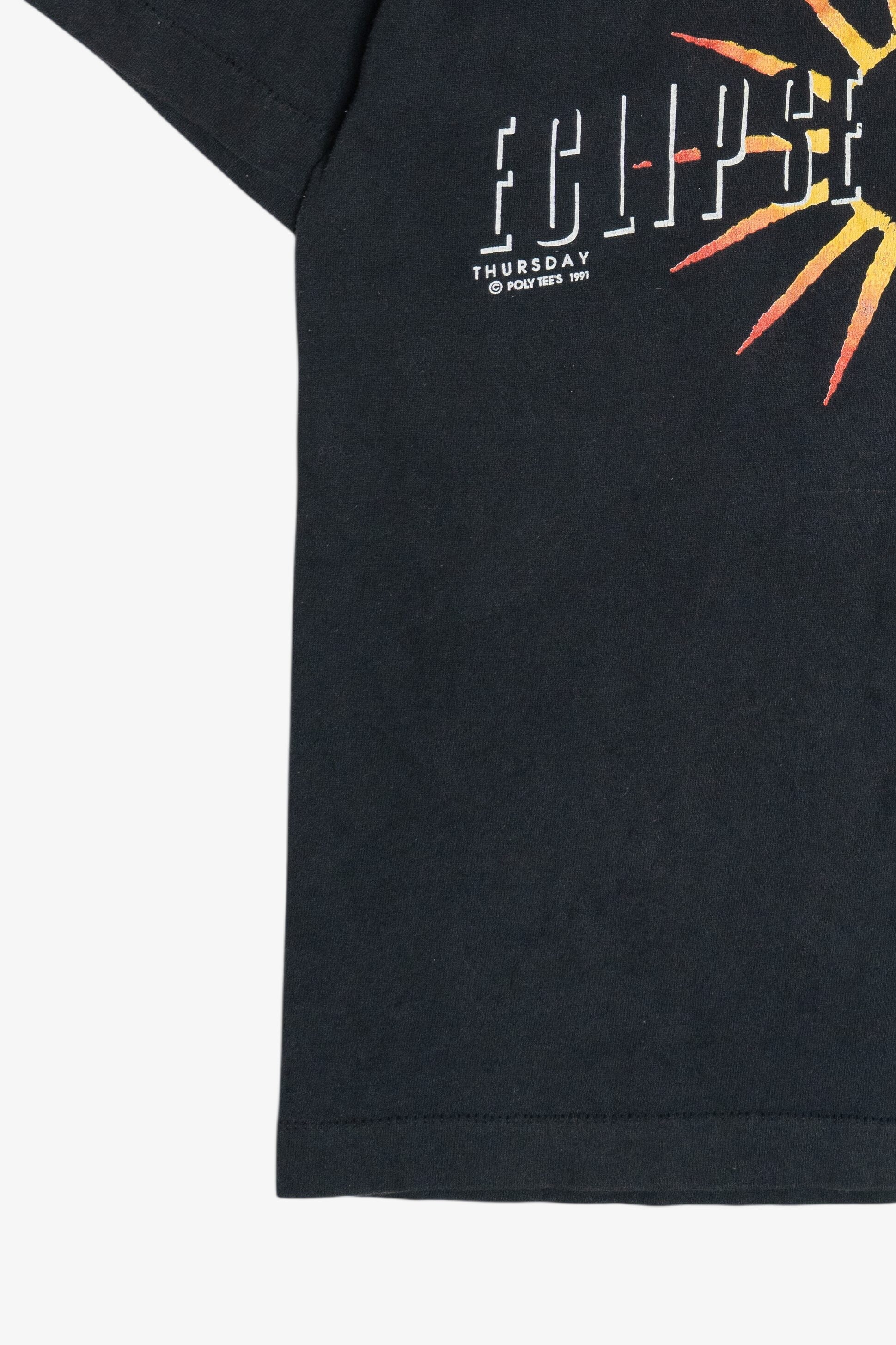 Vintage "Eclipse Hawaii" 1991 Solar Eclipse Souvenir T-Shirt (1990s)