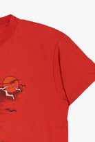 Vintage Red Ponape Single Stitch T-Shirt (1980s)