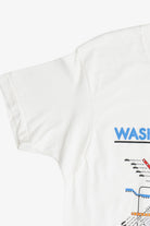 Vintage "Washington Metro" Subway Map Souvenir Sleep T-Shirt (1990s)