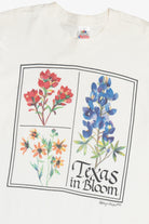 Vintage "Texas In Bloom" Flowers Souvenir T-Shirt (1990s)