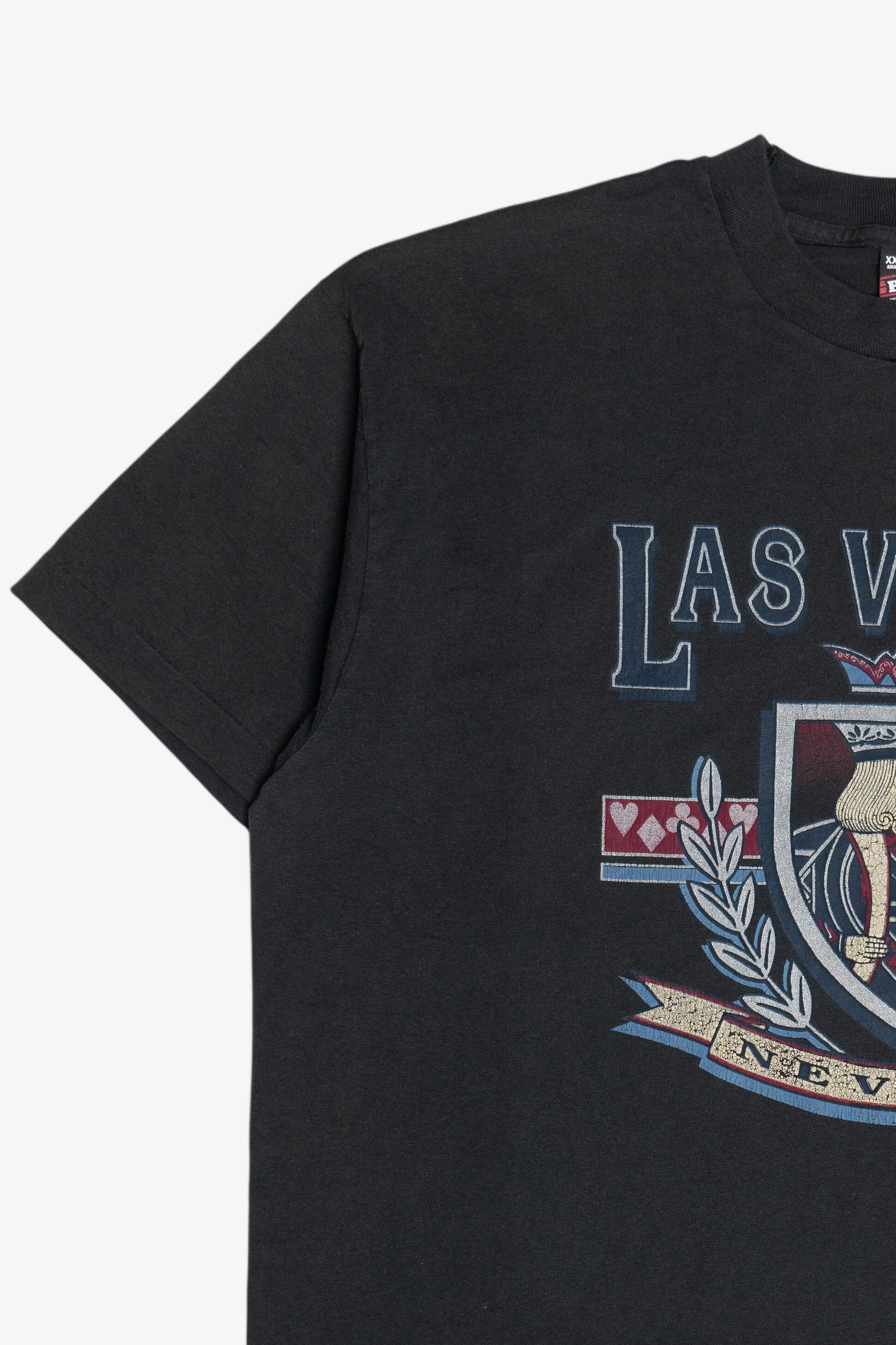 Vintage Las Vegas Nevada "Savage" Personalized Iron On T-Shirt (1990s)