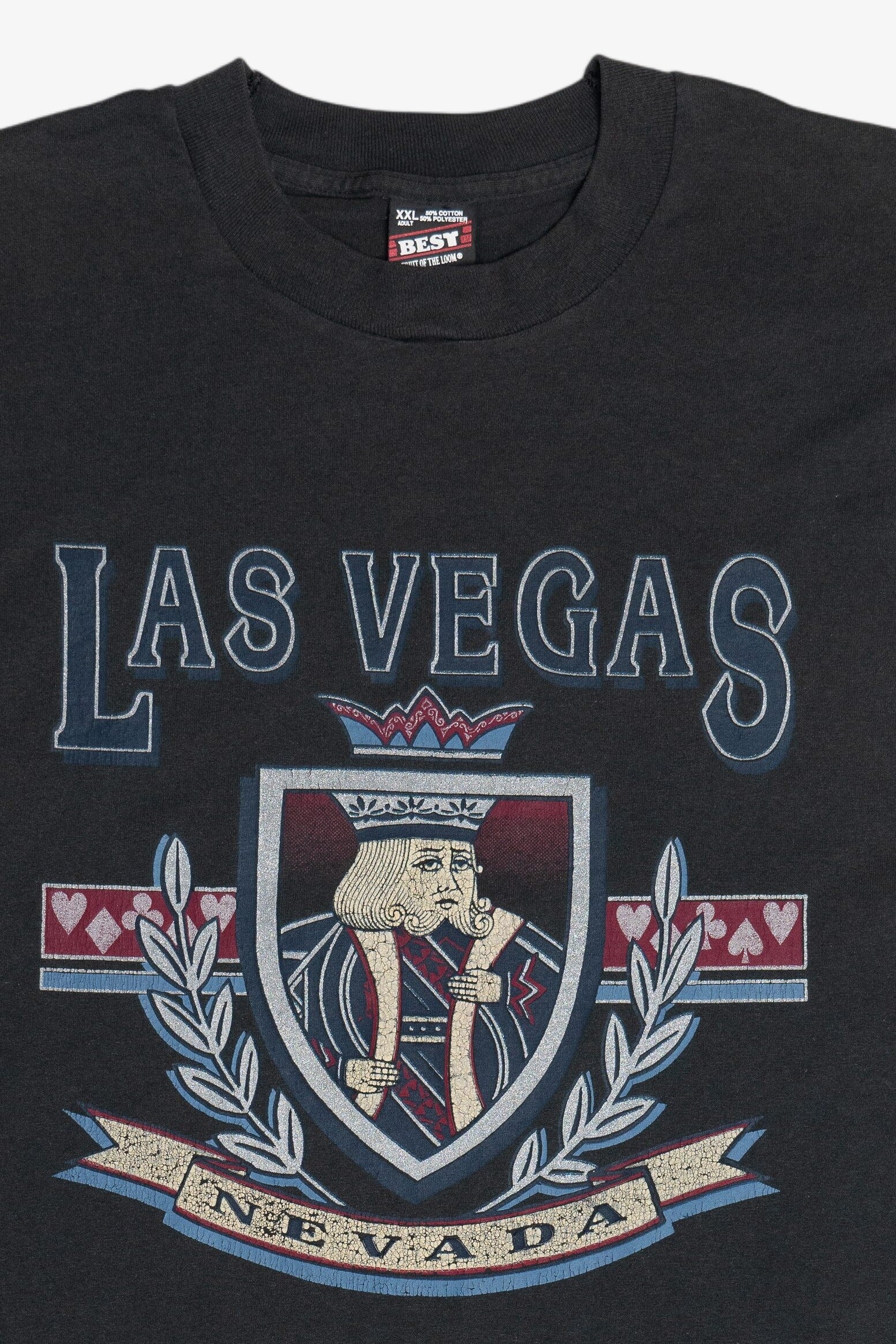 Vintage Las Vegas Nevada "Savage" Personalized Iron On T-Shirt (1990s)