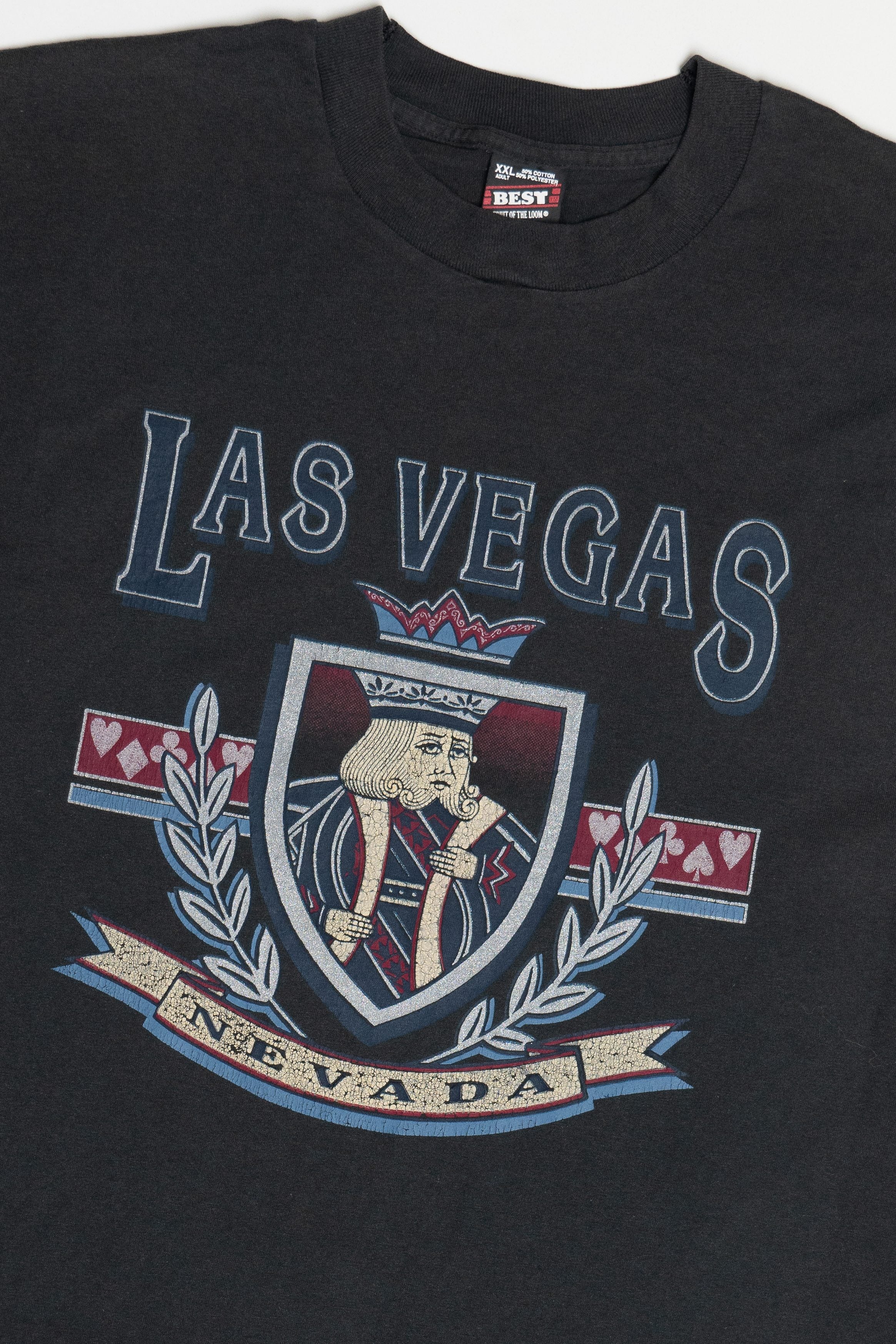 Vintage Las Vegas Nevada "Savage" Personalized Iron On T-Shirt (1990s)