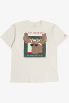Vintage "Up North" "The Coolest Place To Be" Mackinac Island T-Shirt (1990s)