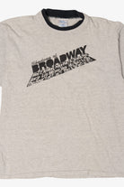 Vintage Light Gray Shadow Of Broadway Carnegie Kids T-Shirt (1990s)