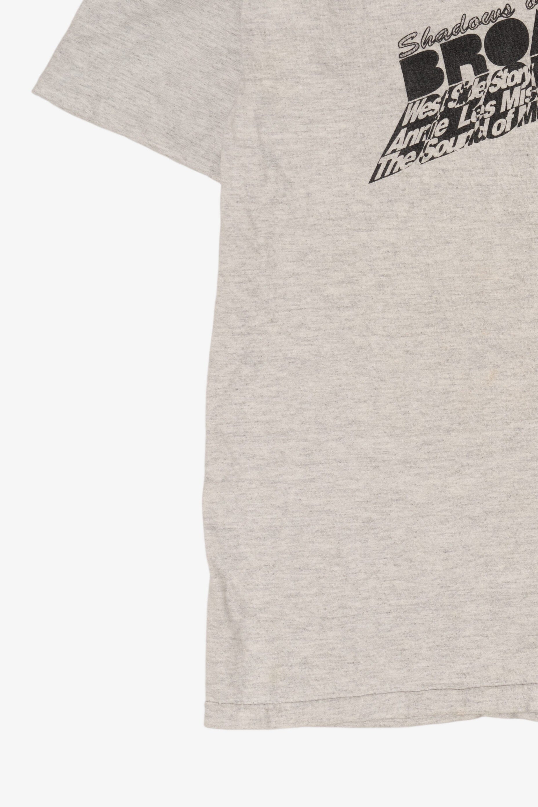 Vintage Light Gray Shadow Of Broadway Carnegie Kids T-Shirt (1990s)