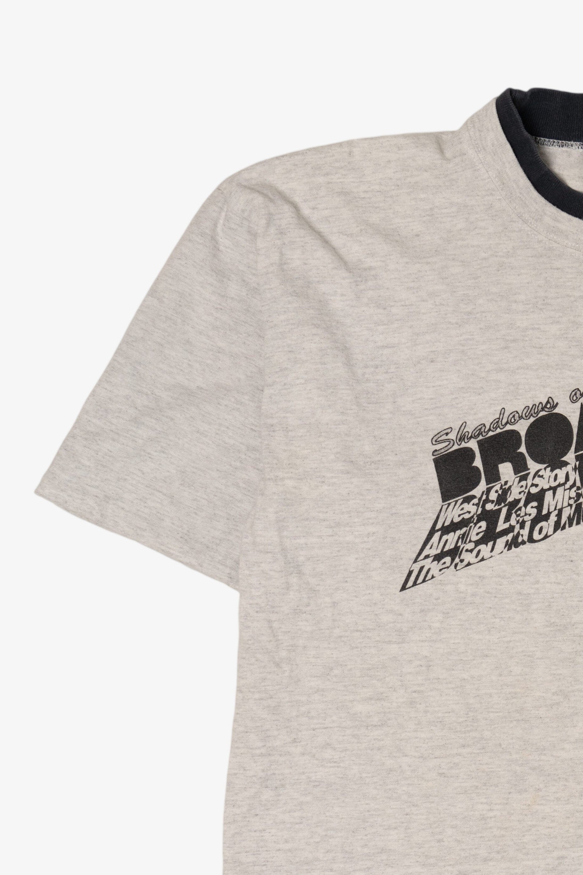 Vintage Light Gray Shadow Of Broadway Carnegie Kids T-Shirt (1990s)
