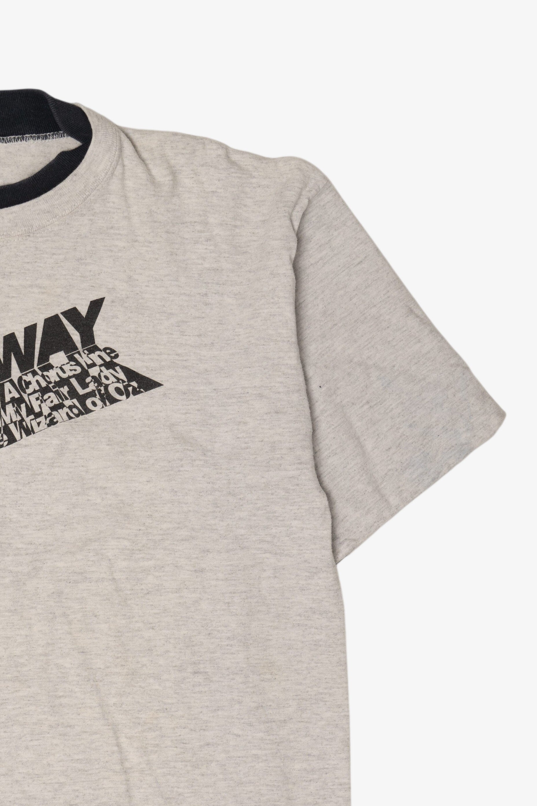 Vintage Light Gray Shadow Of Broadway Carnegie Kids T-Shirt (1990s)