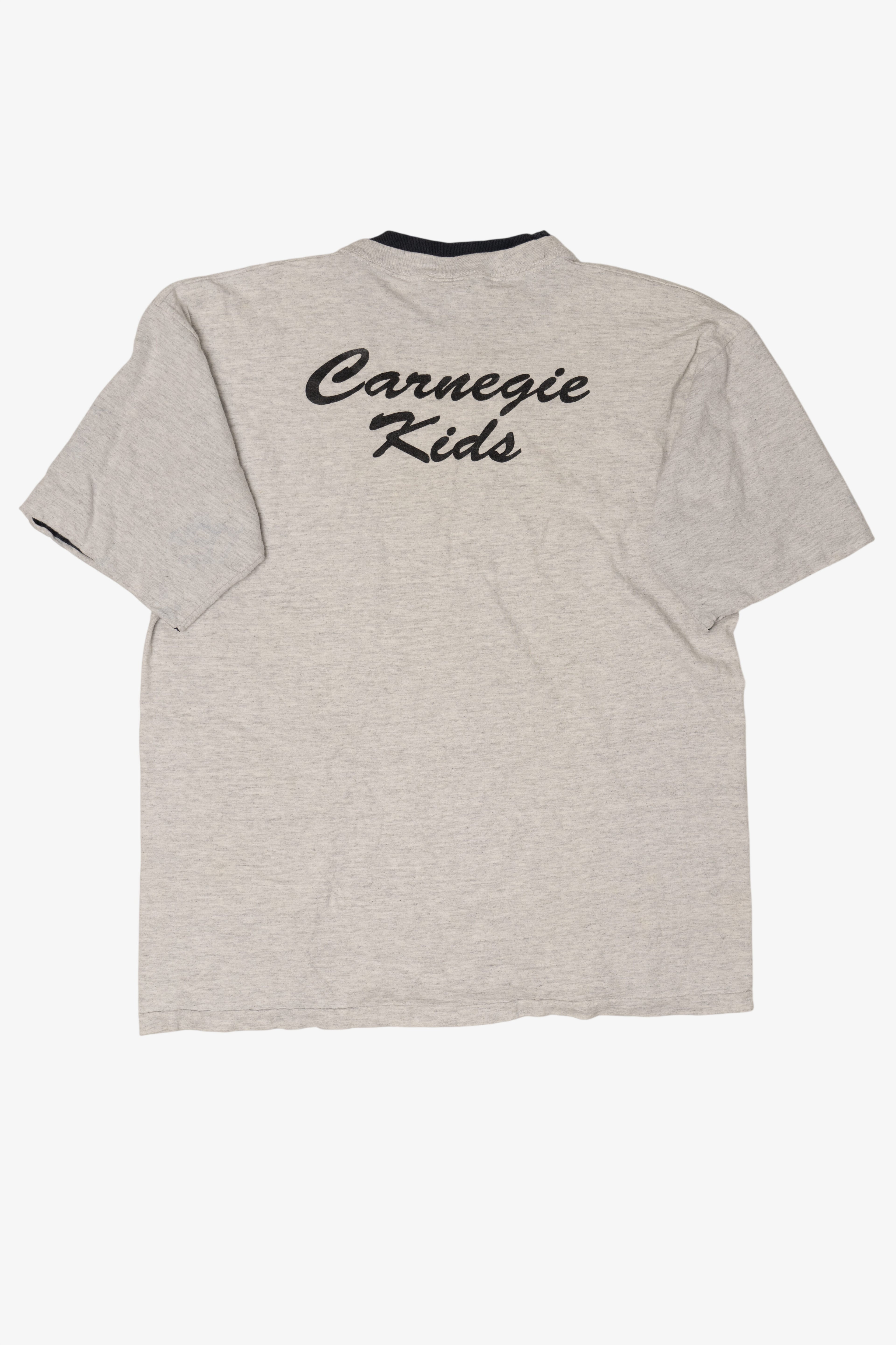 Vintage Light Gray Shadow Of Broadway Carnegie Kids T-Shirt (1990s)