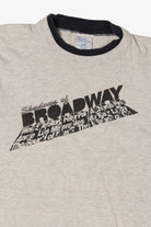 Vintage Light Gray Shadow Of Broadway Carnegie Kids T-Shirt (1990s)