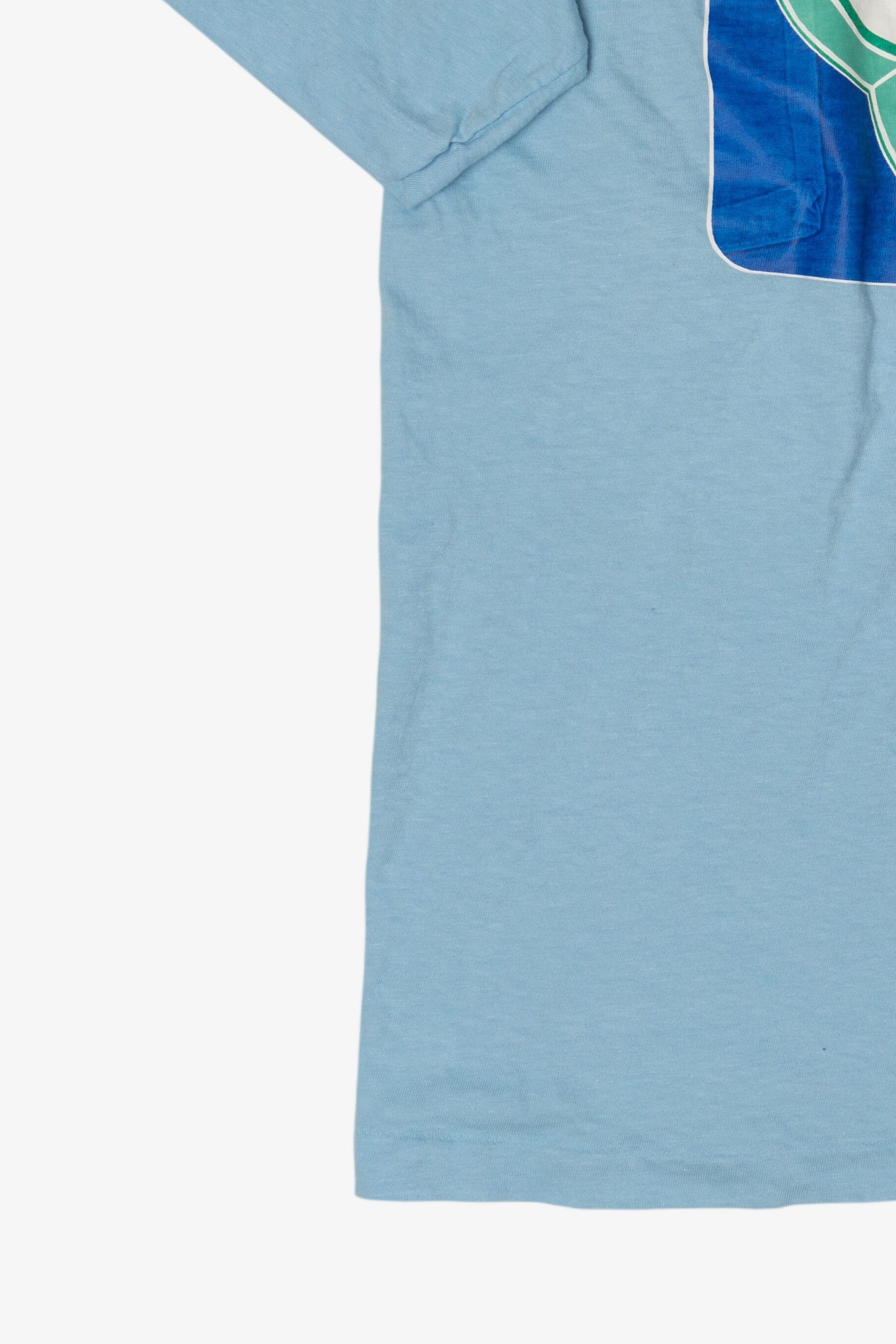 Vintage Light Blue Motel 6 Pocket T-Shirt (1980s)