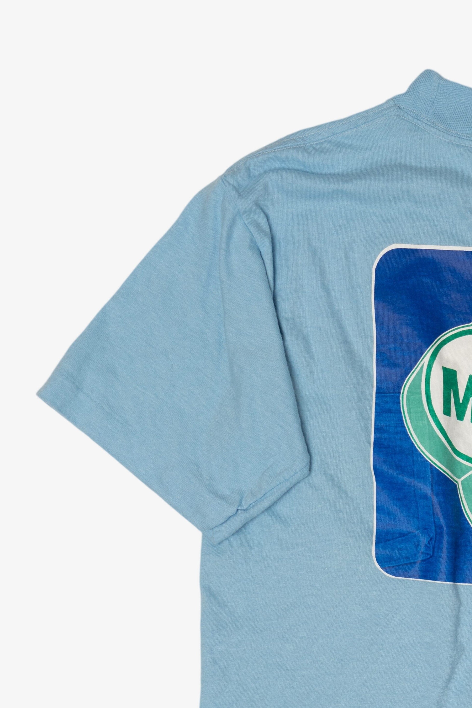 Vintage Light Blue Motel 6 Pocket T-Shirt (1980s)