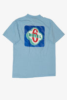 Vintage Light Blue Motel 6 Pocket T-Shirt (1980s)